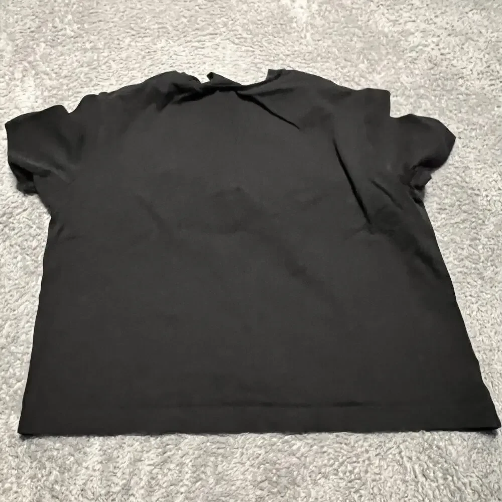 Nike Shirt Womens Large Swoosh Cropped Pocket T-Shirt DN4851-010 Essential Heavy